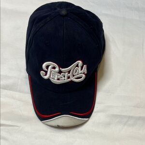 Pepsi Cola Navy Cap with Red Trim